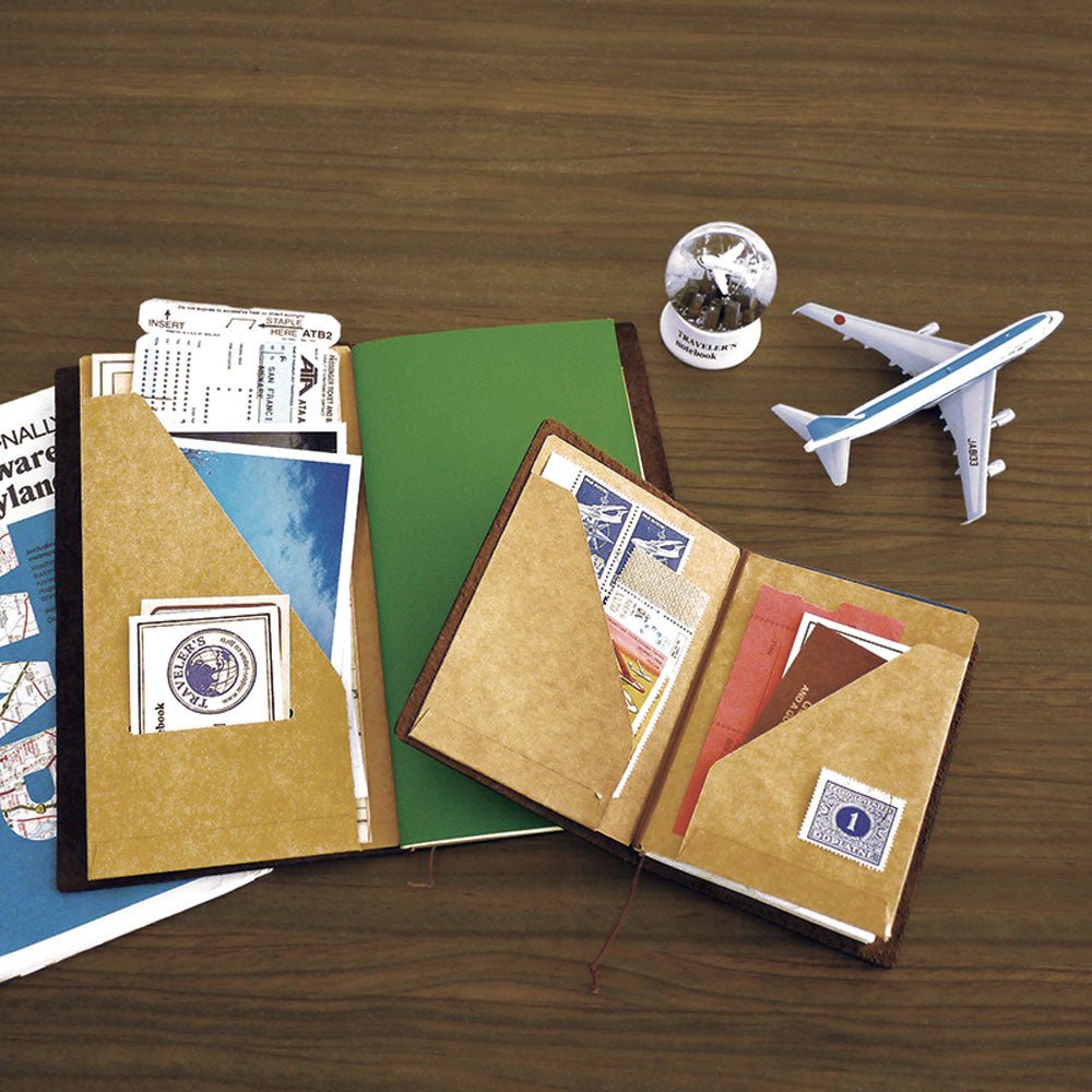 Traveler's Company: Traveler's Notebook Passport Size Refill, Zipper - Art Bloss