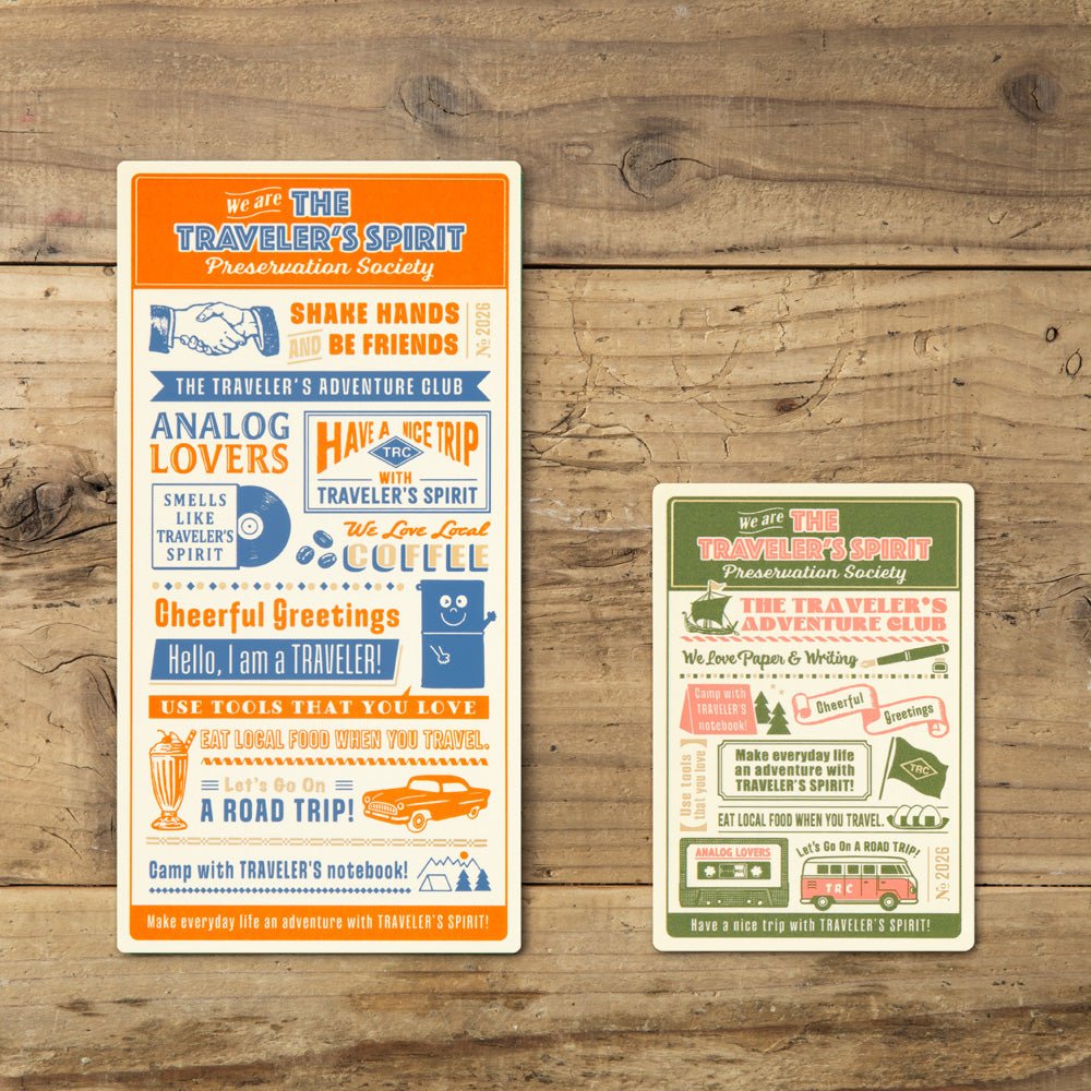Traveler's Company: Notebook 2026 Limited Plastic Sheet | Traveler's Spirit - Art Bloss