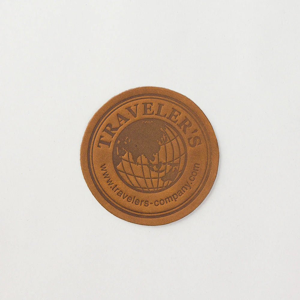 Traveler's Company: Leather Coaster Circle Camel - Art Bloss