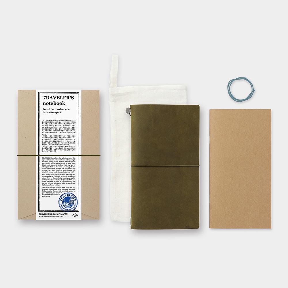 Traveler's Notebook Regular Size Oliver: Traveler's Company - Art Bloss