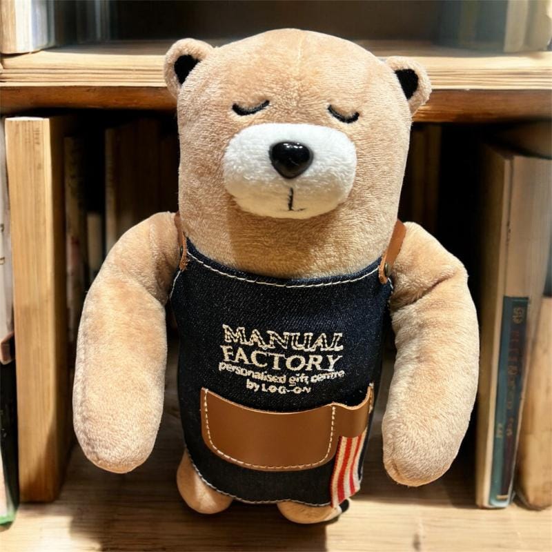 Manual Factory Bear Log-On | Personalize Name - Art Bloss
