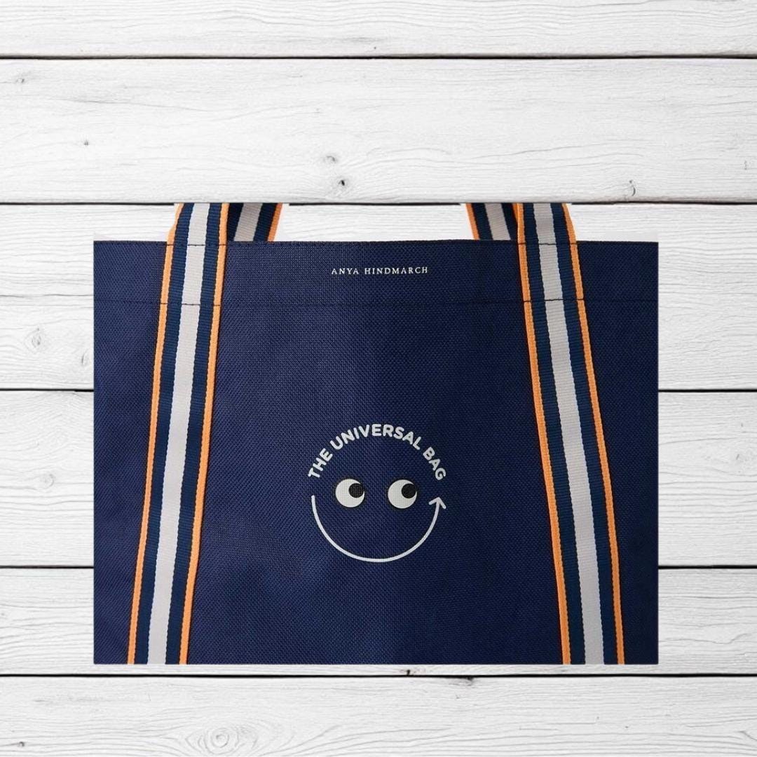 Anya Hindmarch x Taste : The Universal Bag Dark Blue - Art Bloss