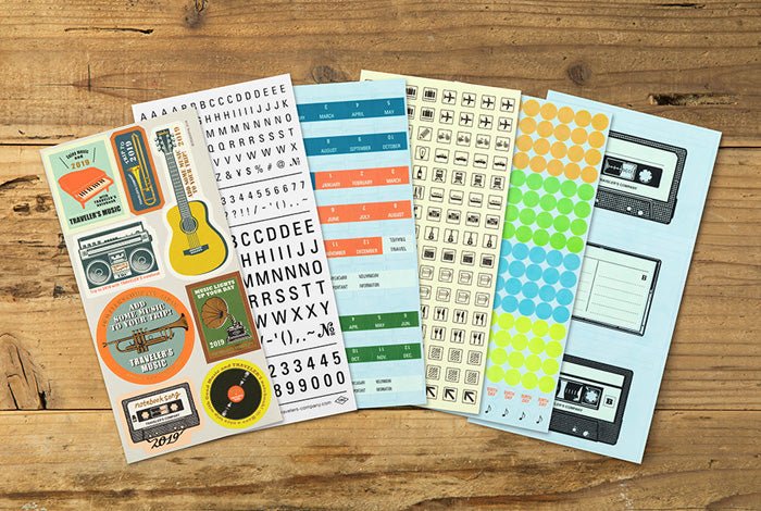 Traveler's Notebook Customized Stickers for 2019 Diary: Traveler's Company - Art Bloss