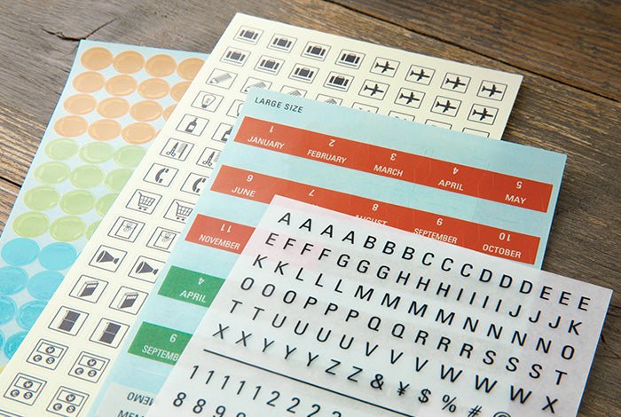 Traveler's Notebook Customized Stickers for 2025 Diary: Traveler's Company - Art Bloss