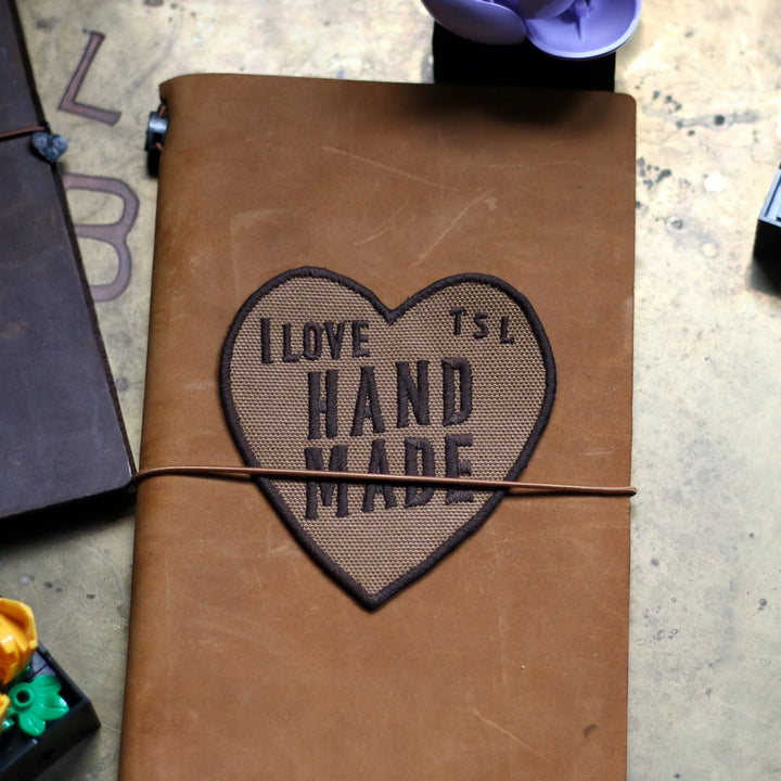 The Superior Labor TSL Patch Heart Brown