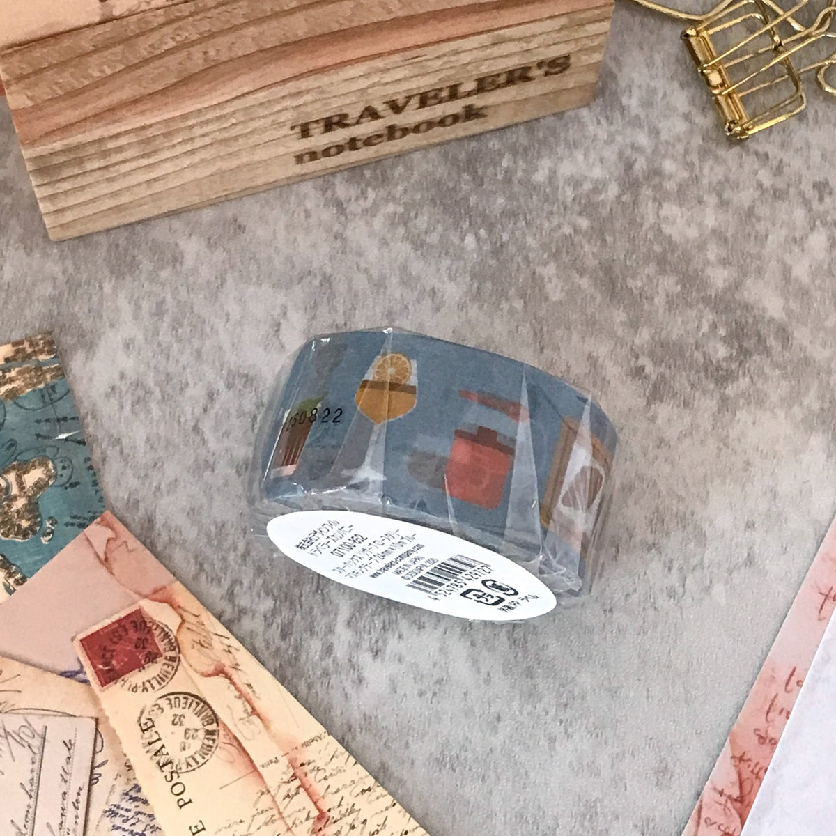 Traveler's Company: Starbucks Reserve Roastery Traveler's Masking Tape Blue - Art Bloss