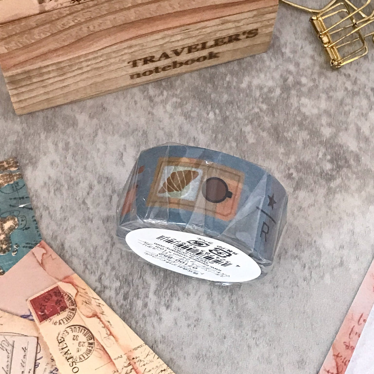 Traveler's Company: Starbucks Reserve Roastery Traveler's Masking Tape Blue - Art Bloss