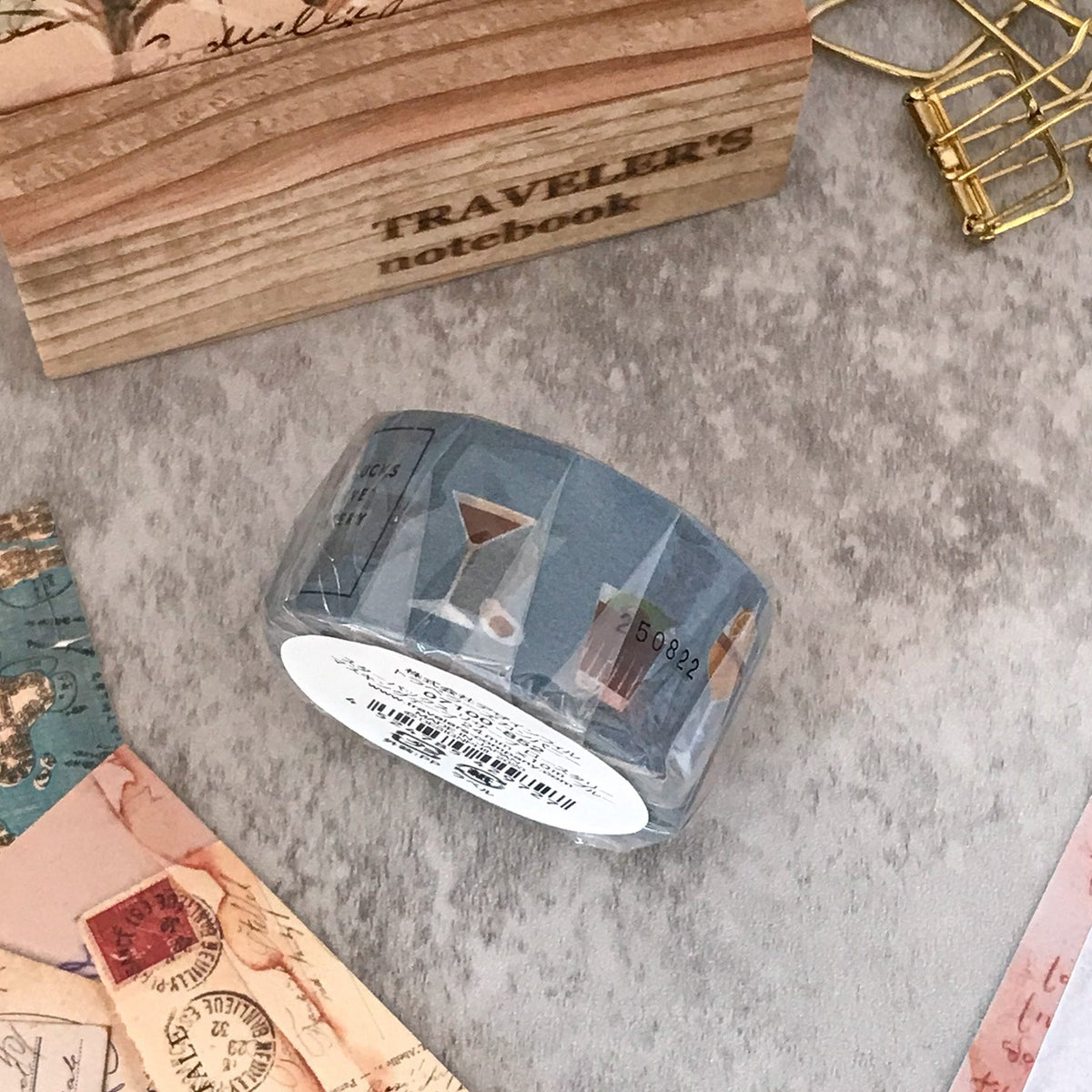 Traveler's Company: Starbucks Reserve Roastery Traveler's Masking Tape Blue - Art Bloss