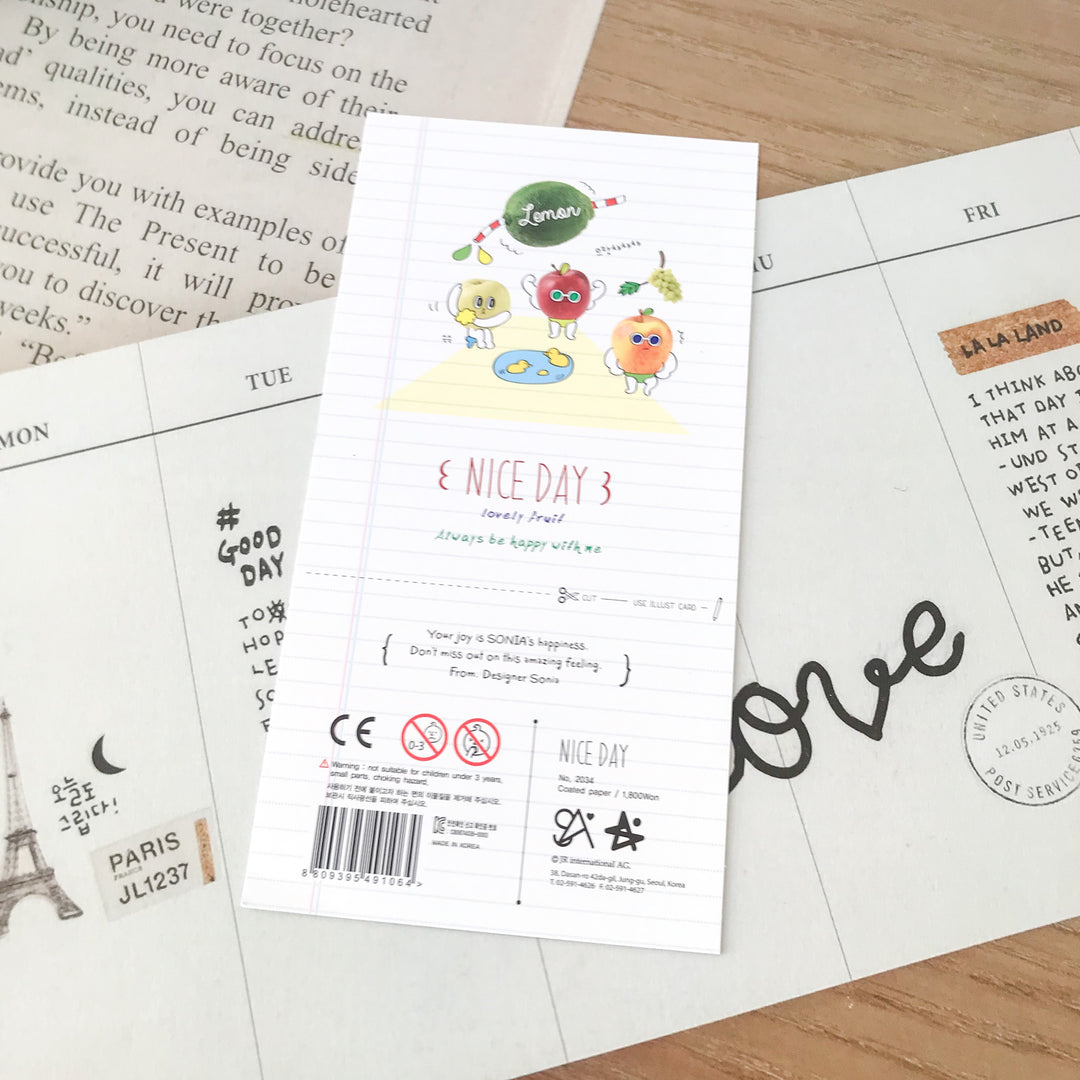 Suatelier Suatelier Stickers 2034 used in notebook