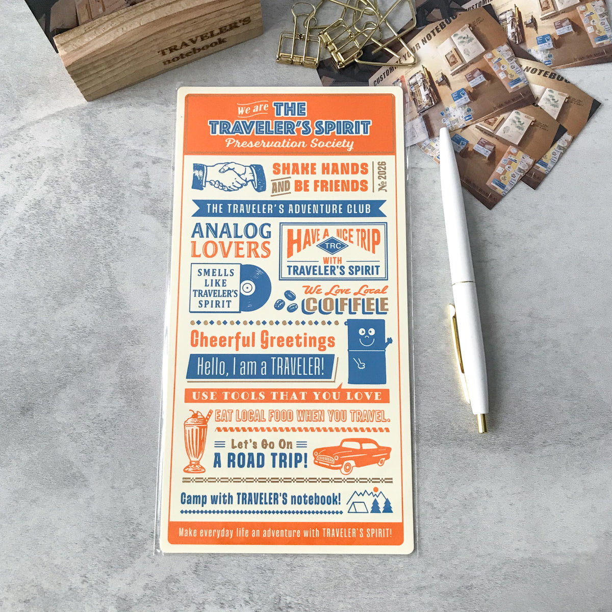 Traveler's Company: Notebook 2026 Limited Plastic Sheet | Traveler's Spirit - Art Bloss