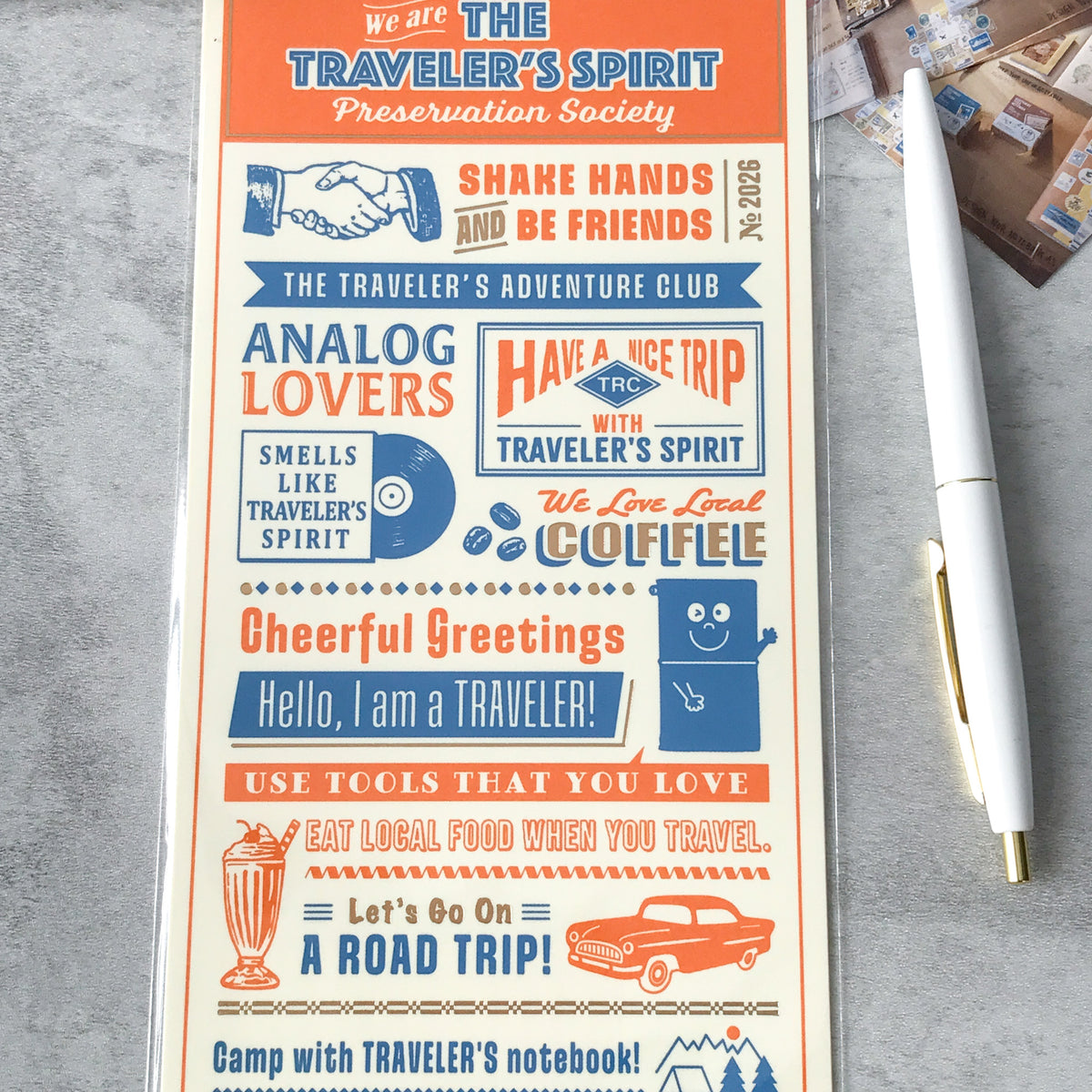 Traveler's Company: Notebook 2026 Limited Plastic Sheet | Traveler's Spirit - Art Bloss