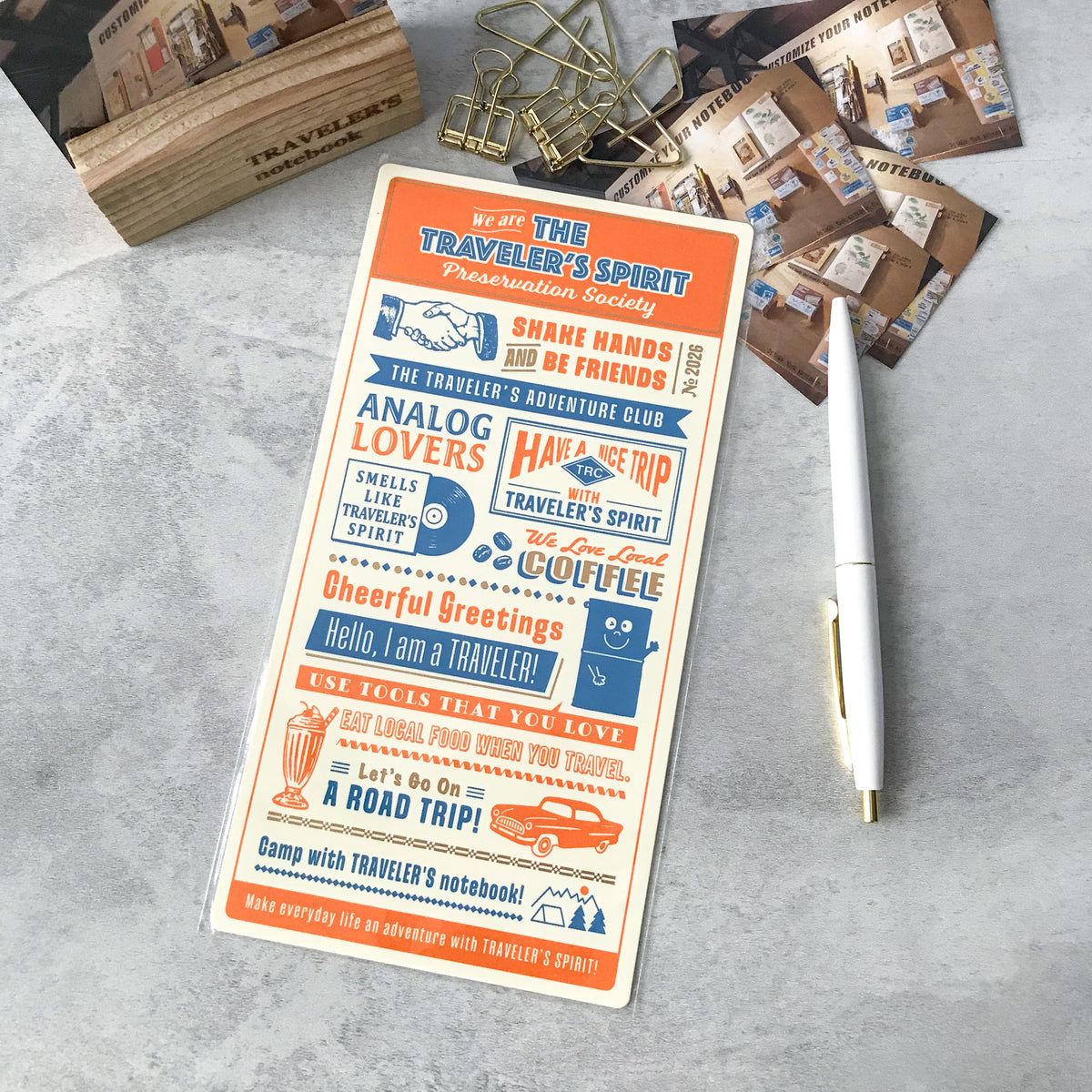 Traveler's Company: Notebook 2026 Limited Plastic Sheet | Traveler's Spirit - Art Bloss