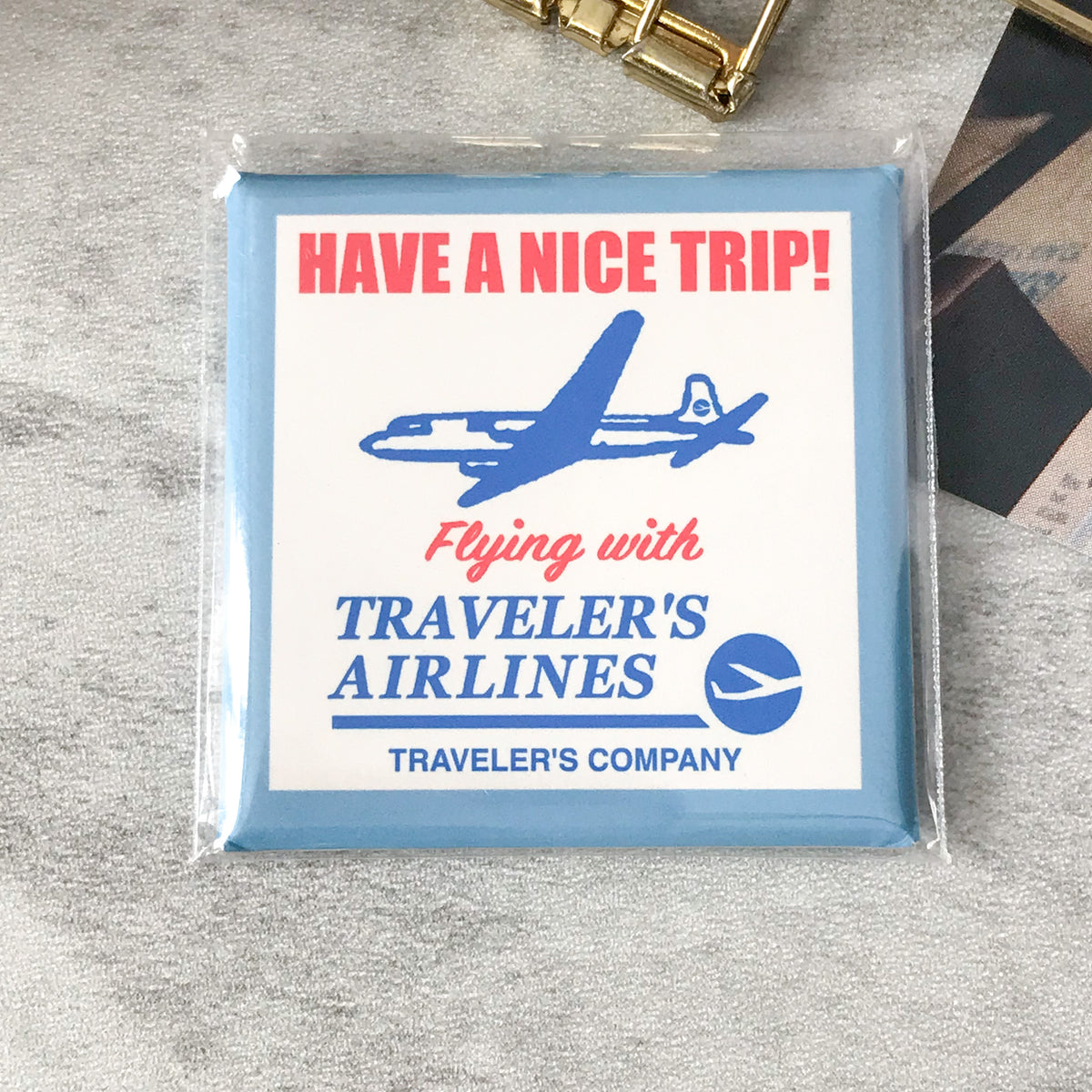 Traveler's Factory: Traveler’s "Nice Trip" Magnet Limited Edition from Narita Airport - Art Bloss