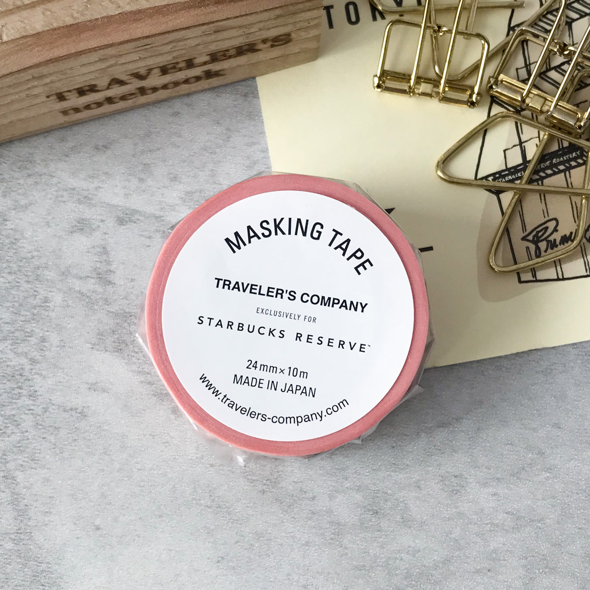 Traveler's Company: Starbucks Reserve Roastery Masking Tape - Art Bloss