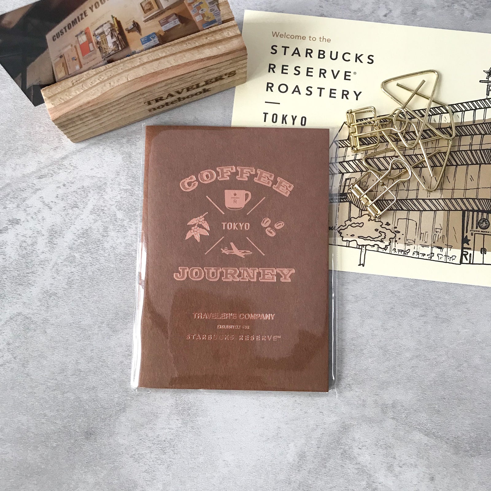 Traveler's Company x Starbucks Reserve Roastery Traveler's Notebook Passport Size Card File - Art Bloss