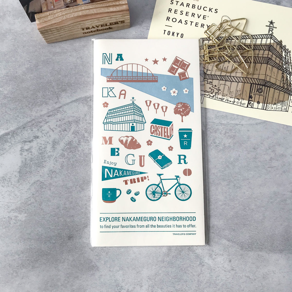 Traveler's Company x Starbucks Reserve Roastery Traveler's Notebook: Refill, Nakameguro - Art Bloss