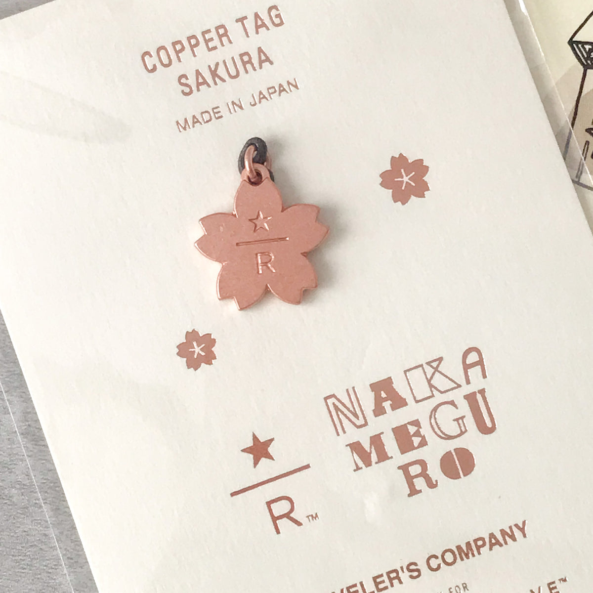 Traveler's Company x Starbucks Reserve Roastery Copper Tag Sakura - Art Bloss