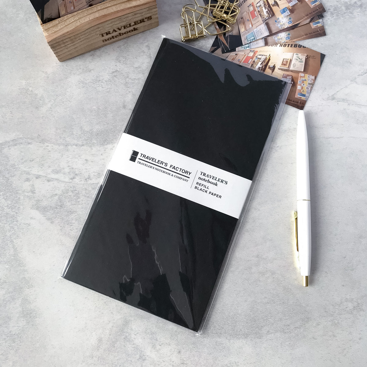 Traveler's Company: TF Traveler's Notebook Refill Black - Art Bloss