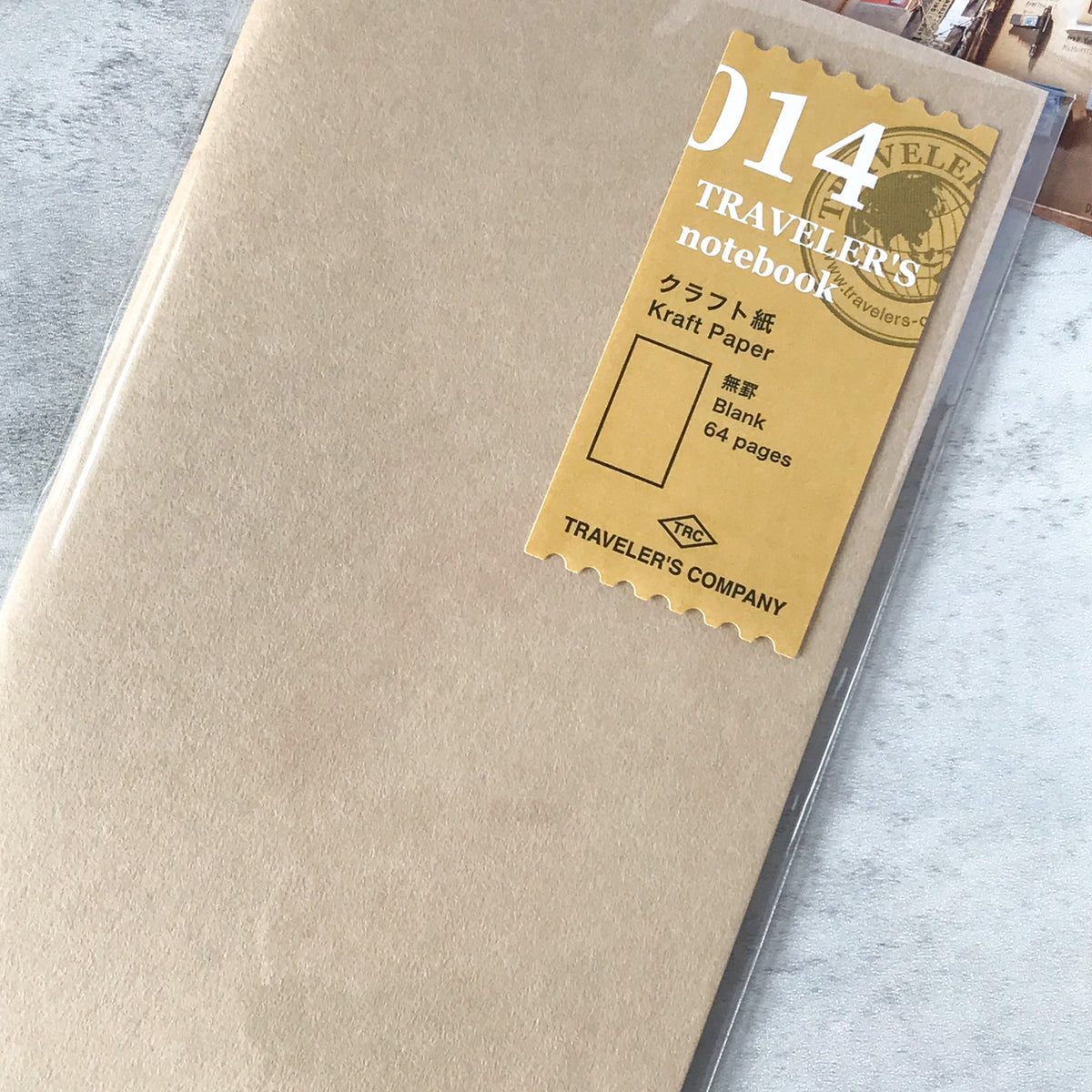 Traveler's Company:Traveler's Notebook Refill Kraft Paper - Art Bloss
