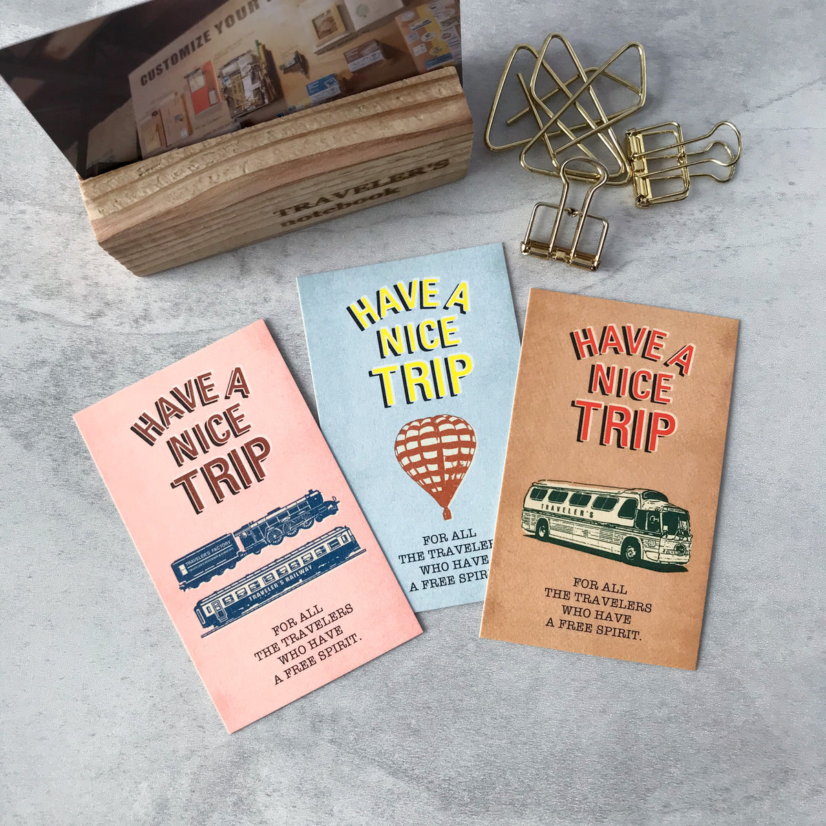 Traveler's Company: Mini Card Nice Trip Pattern - Art Bloss