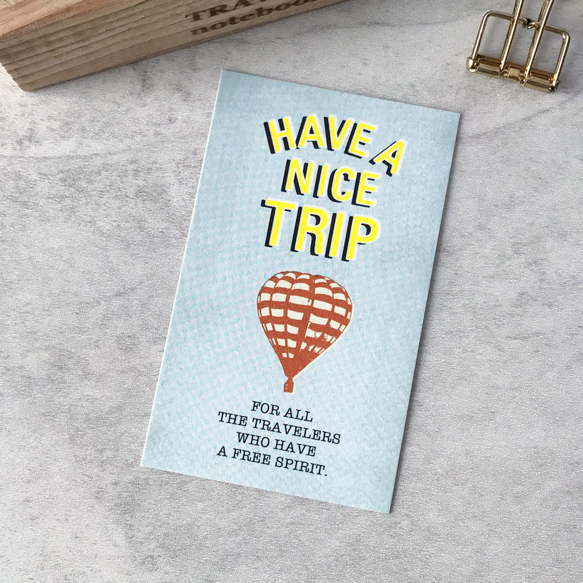 Traveler's Company: Mini Card Nice Trip Pattern - Art Bloss