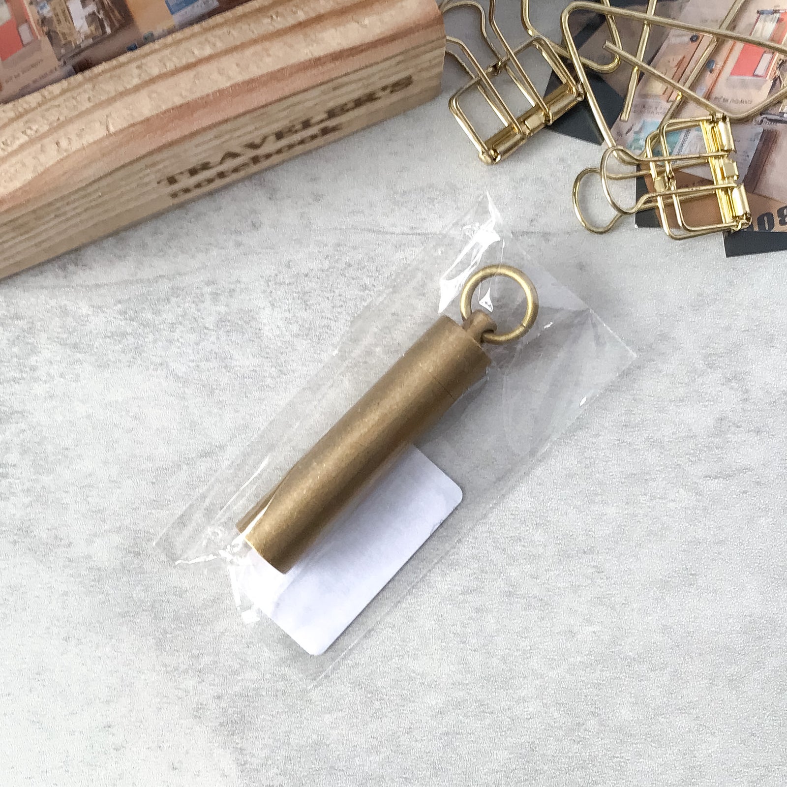 Traveler's Company: Brass Ink Cartridge Case S size - Art Bloss
