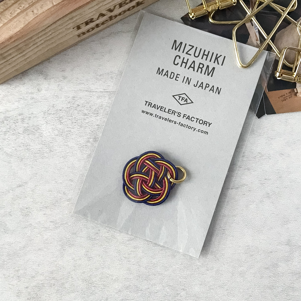 Traveler's Company: TF Charm Mizuhiki Navy Blue - Art Bloss