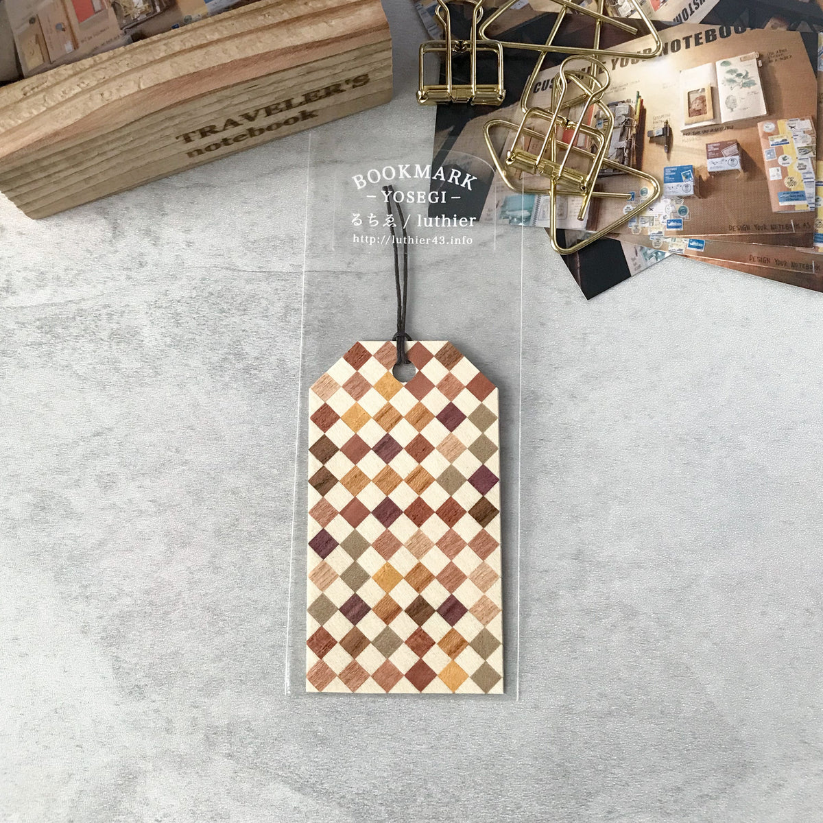 Traveler's Company: Ruchie Bookmark Parquet - Art Bloss
