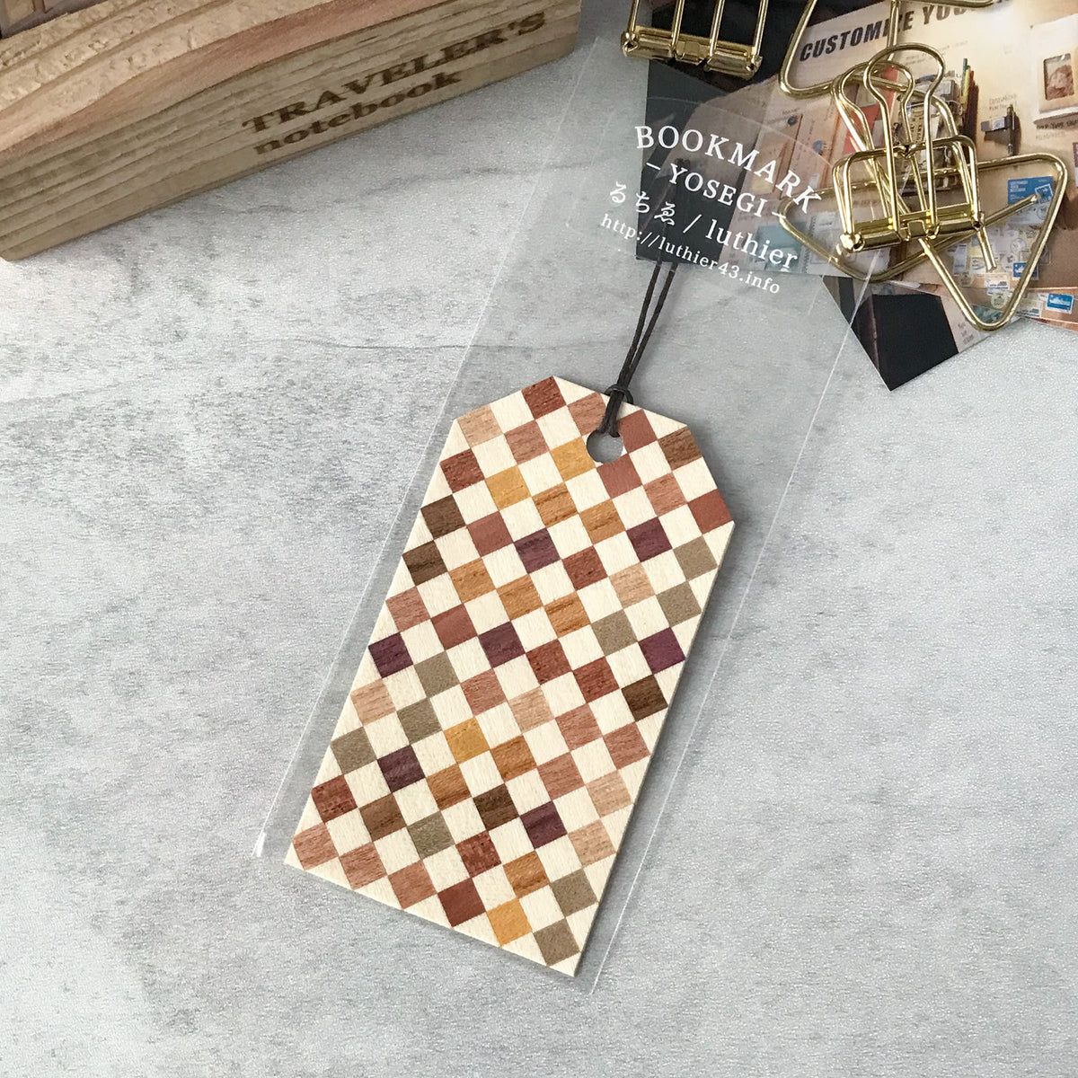 Traveler's Company: Ruchie Bookmark Parquet - Art Bloss