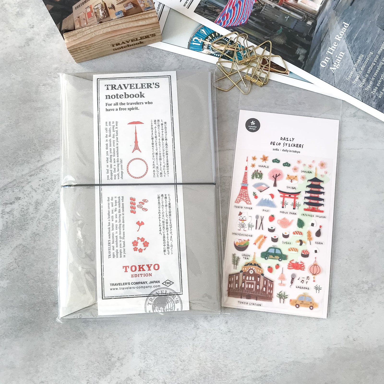 Traveler Factory Traveler's Company: Tokyo Edition with Stickers hero shot