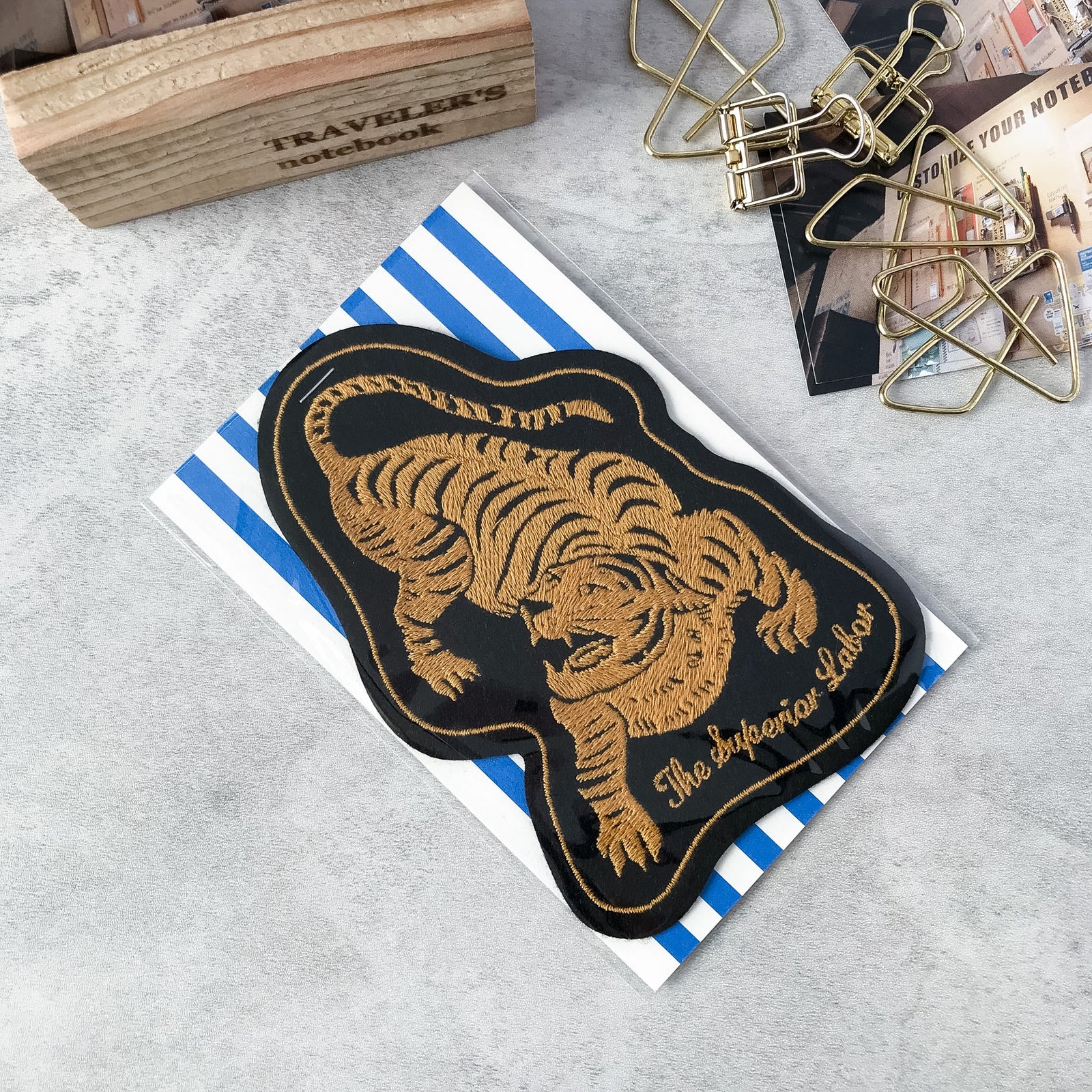 The Superior Labor The Superior Labor Tiger Patch Black front view