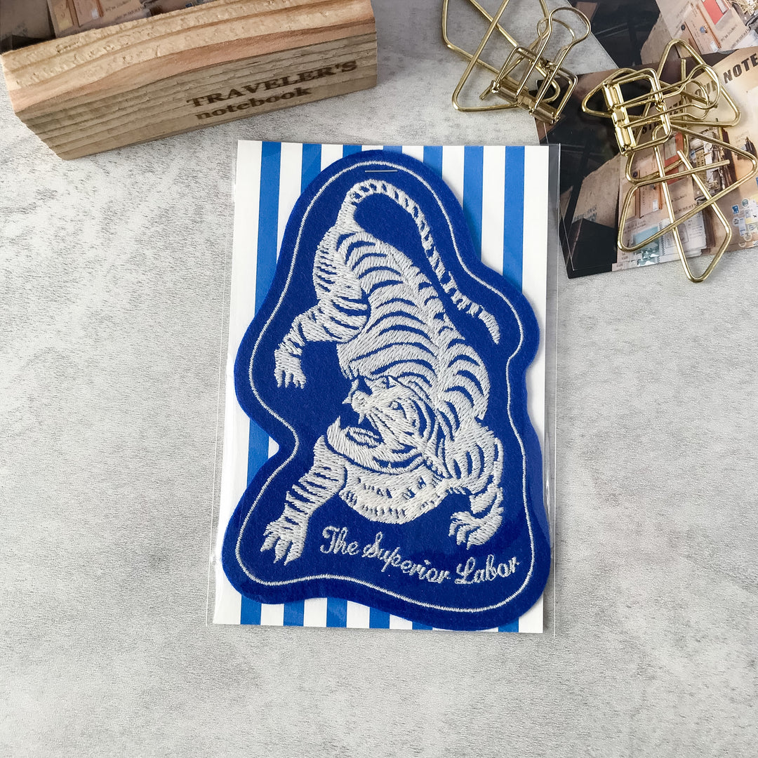 The Superior Labor Tiger Patch Blue