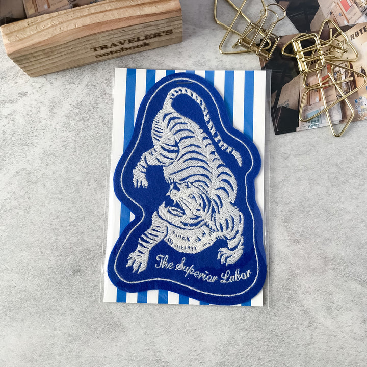 The Superior Labor Tiger Patch Blue