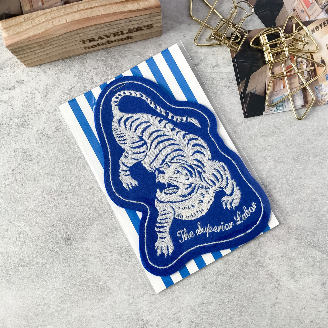 The Superior Labor Tiger Patch Blue
