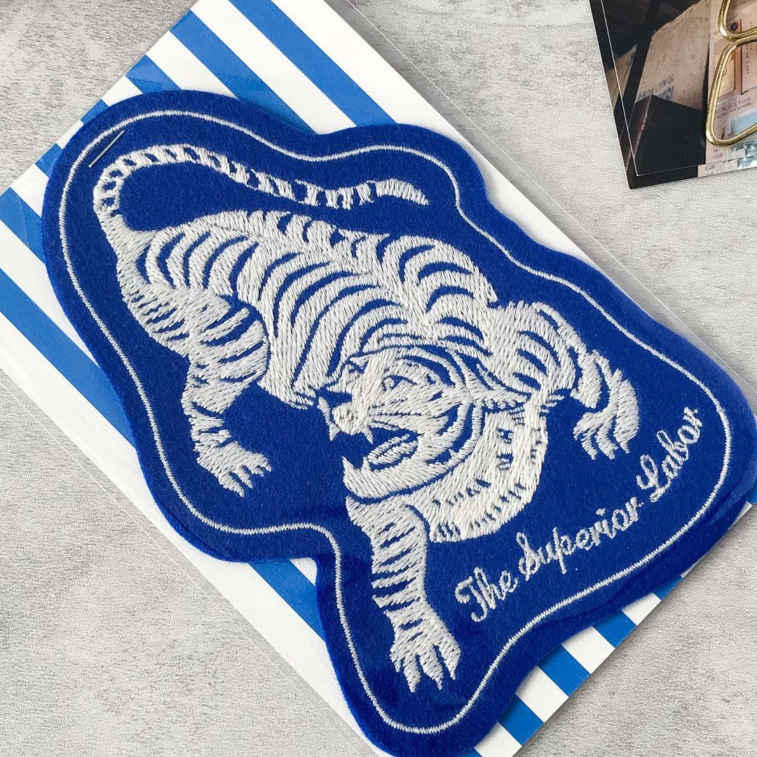 The Superior Labor Tiger Patch Blue