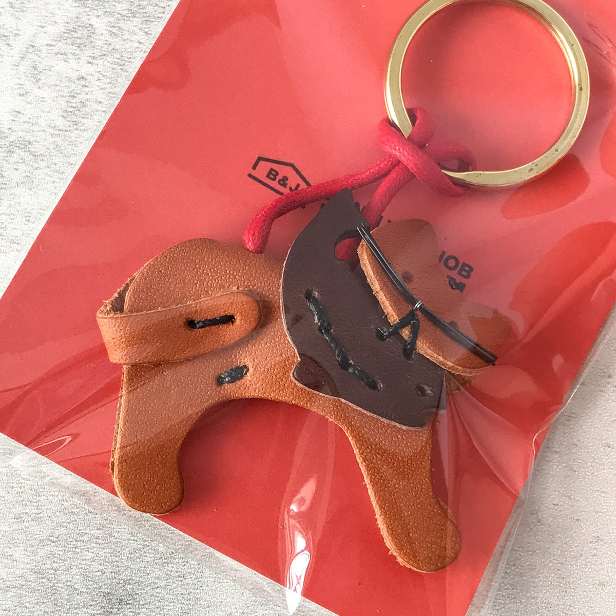 Benlly's & Job Work Room: Benlly's original Cat Salmon Keychain Brown - Art Bloss