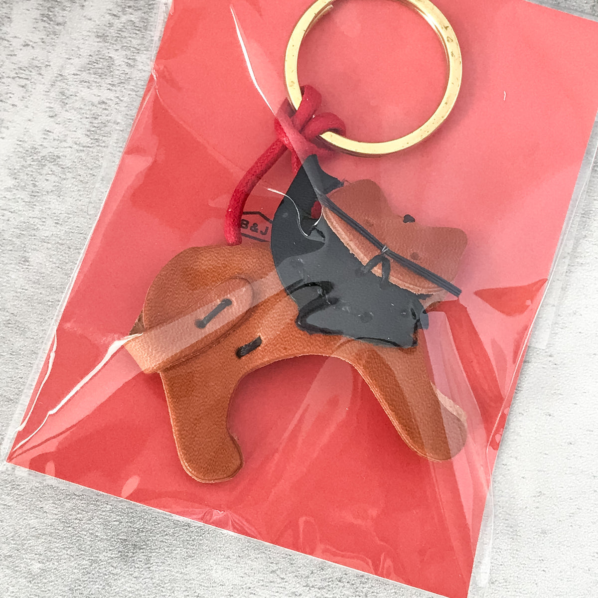 Benlly's & Job Work Room: Benlly's original Cat Salmon Keychain Brown - Art Bloss