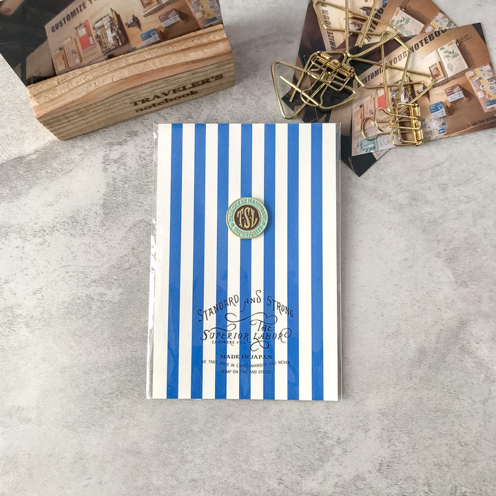 Journal and Scrapbook: The Superior Labor Logo Concho Choco Mint