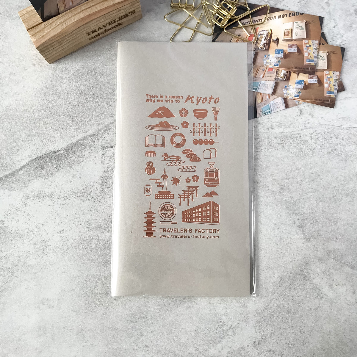 Traveler's Company: Traveler's notebook Refill Kyoto Edition Icon - Art Bloss