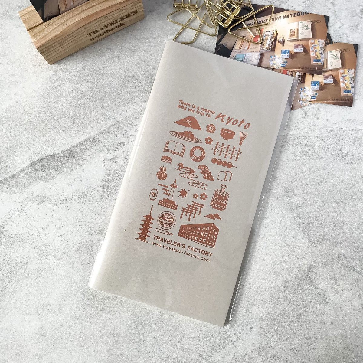 Traveler's Company: Traveler's notebook Refill Kyoto Edition Icon - Art Bloss