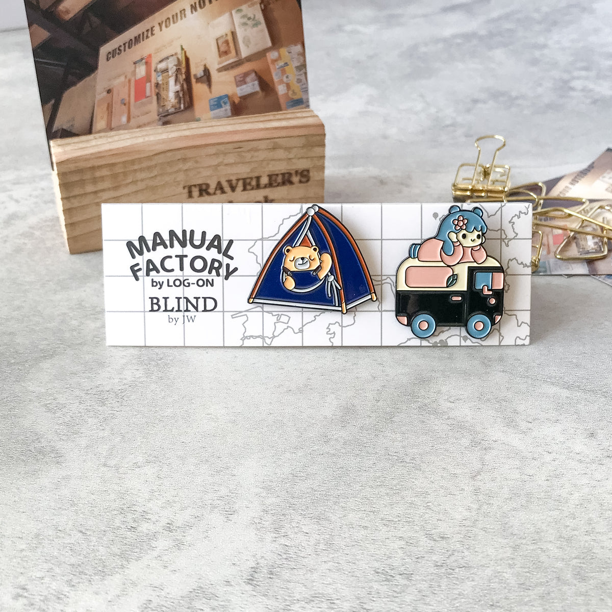 Manual Factory Enamel Pins | LOG-ON by W - Art Bloss