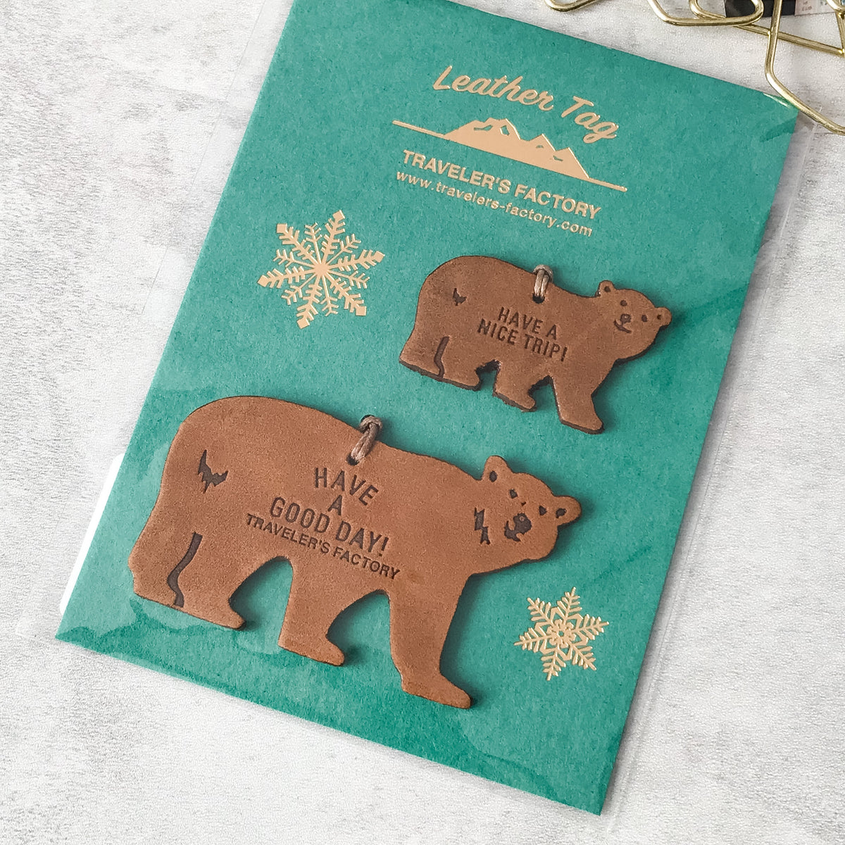 Traveler's Company: Original Leather Tag Bear - Art Bloss