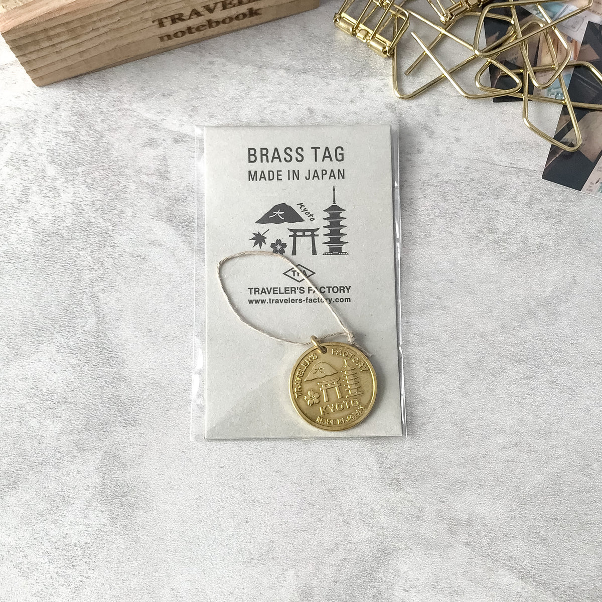 Traveler's Company: Brass tag Kyoto Edition - Art Bloss