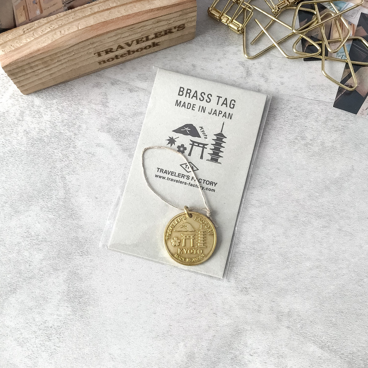 Traveler's Company: Brass tag Kyoto Edition - Art Bloss