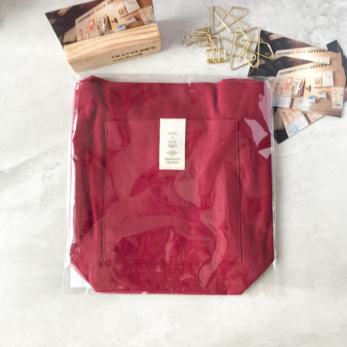 Traveler's Company: TF Sacoche Red - Art Bloss