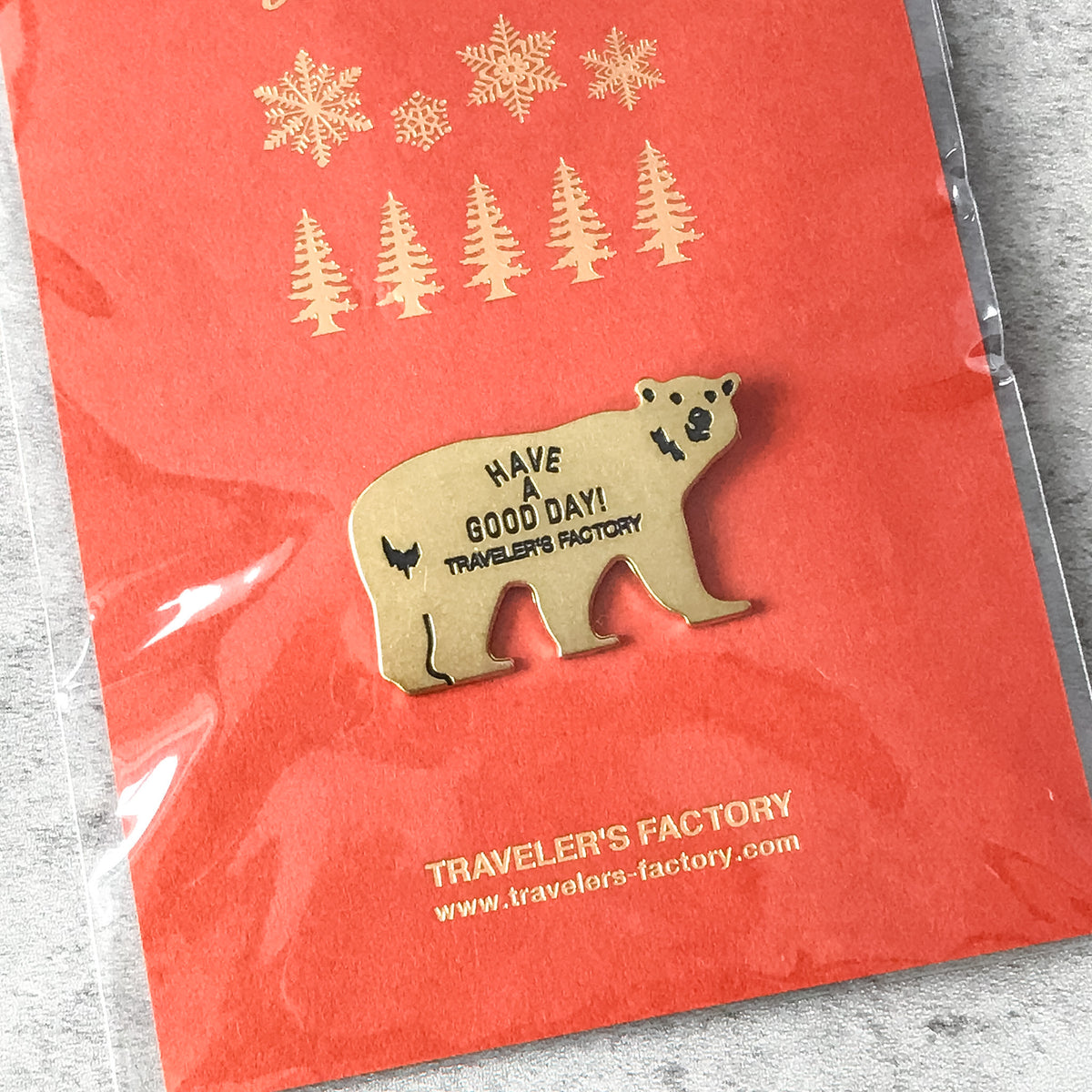 Traveler's Company: Brass Badge Bear - Art Bloss