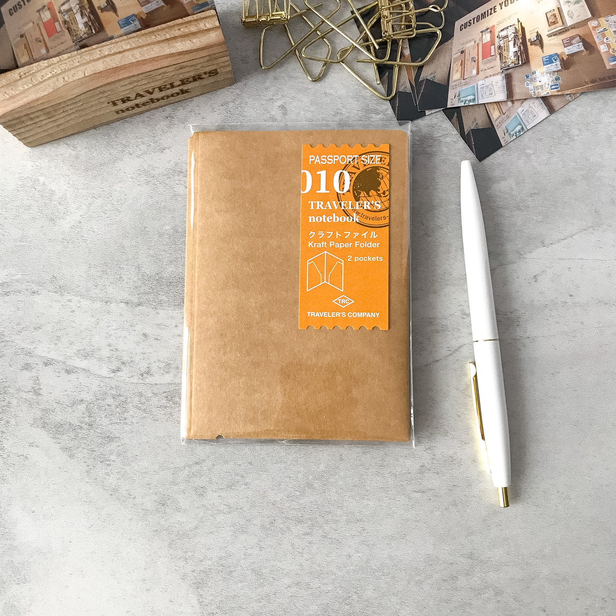 Traveler's Company: Traveler's Notebook Passport Size Refill Craft File - Art Bloss
