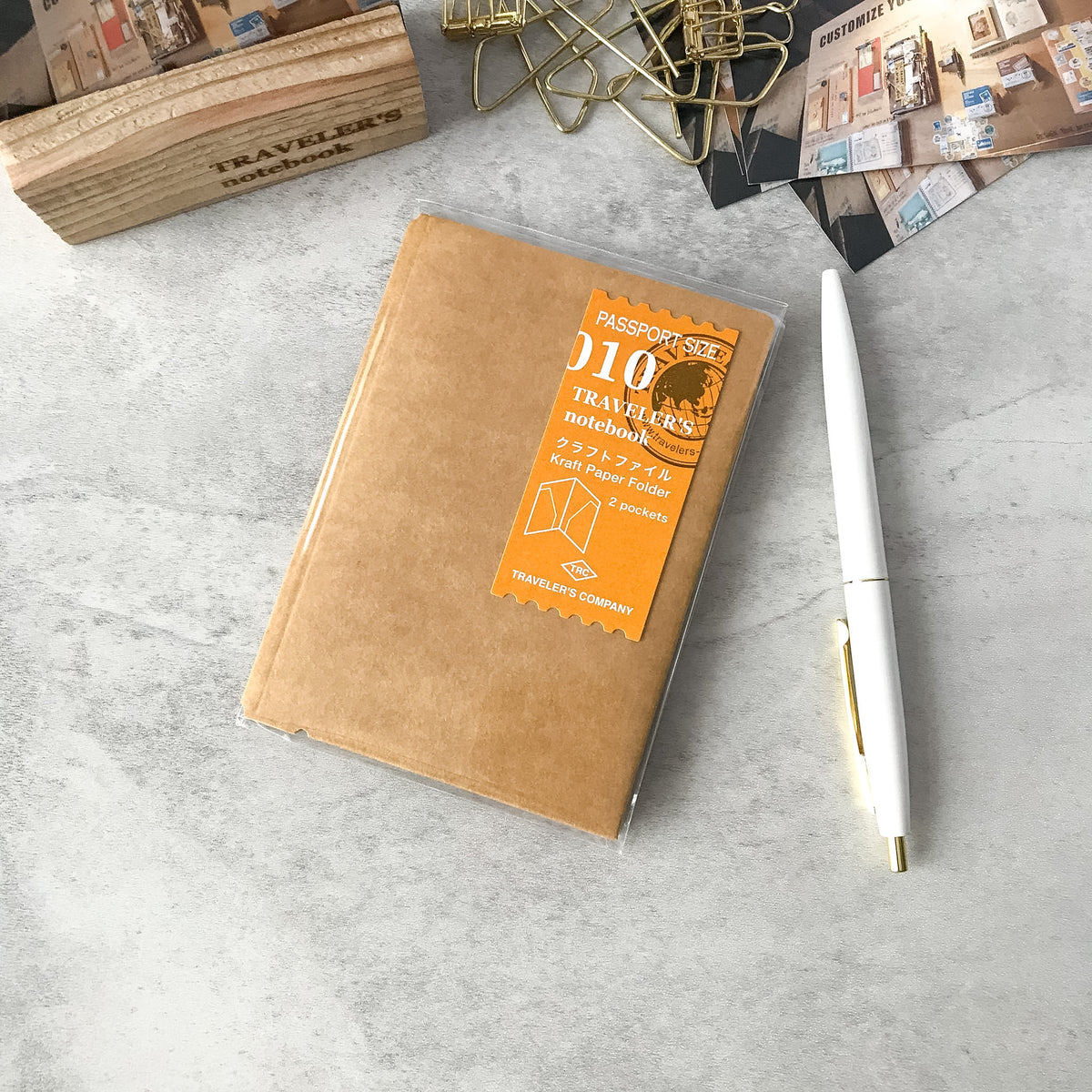 Traveler's Company: Traveler's Notebook Passport Size Refill Craft File - Art Bloss