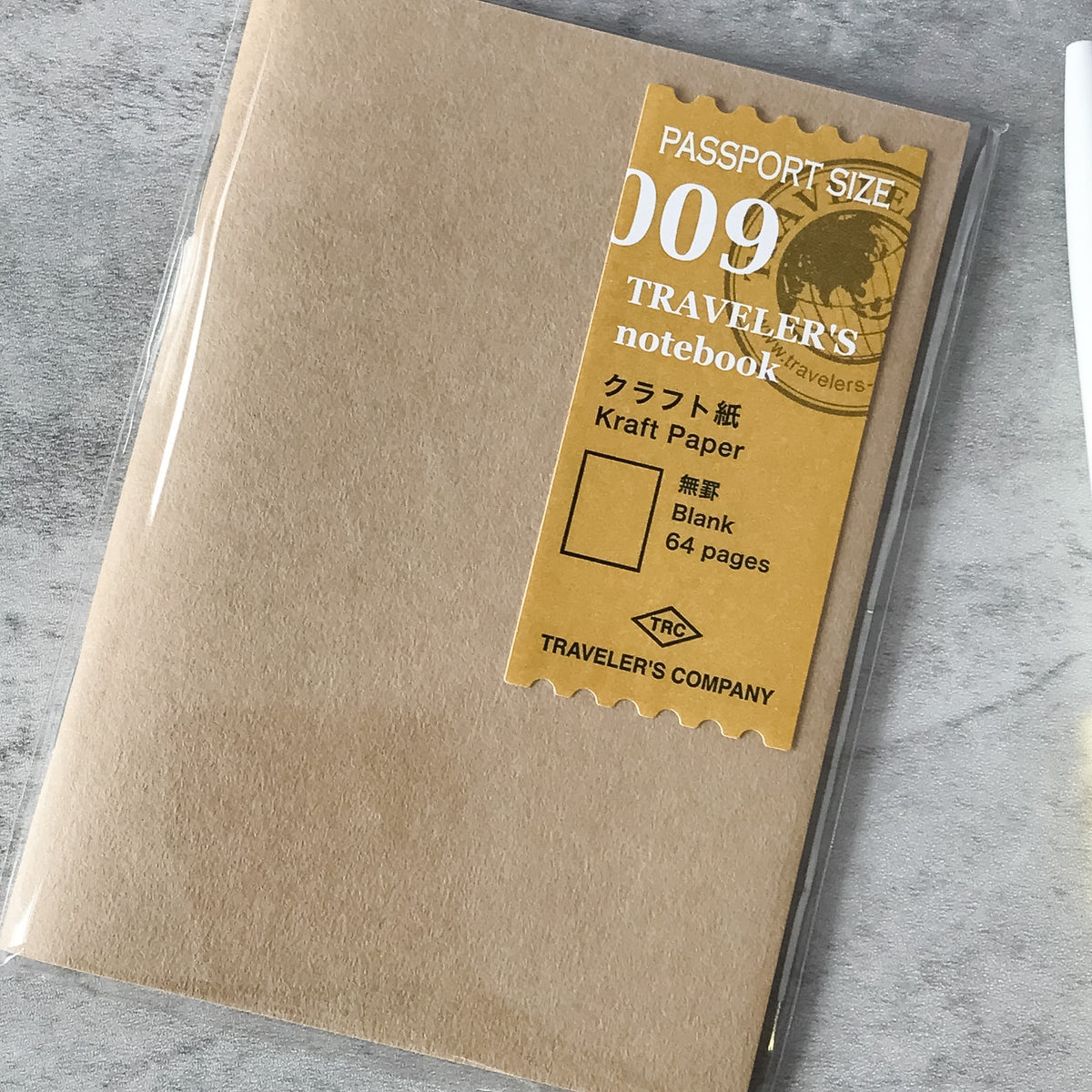 Traveler's Company: Traveler's Notebook Passport Size Refill, Kraft Paper - Art Bloss