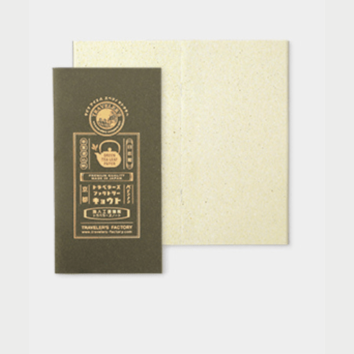 Traveler's Company: Refill Kyoto Edition Tea Leaf Paper?€ - Art Bloss